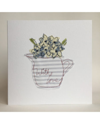 Sarah,becvar,design,embroidered,greetings,cards,flowers,